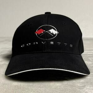 Chevy Corvette Sport Cap Dad Hat Adjustable Liquid Metal Chevrolet Muscle